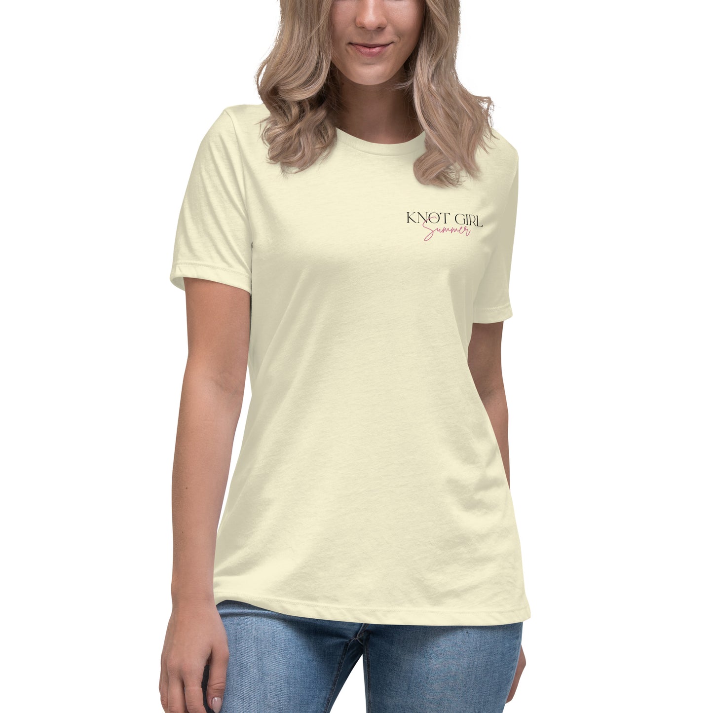 Knot Girl Summer - Illustrated By Sarah Blue WOMENS T-Shirt