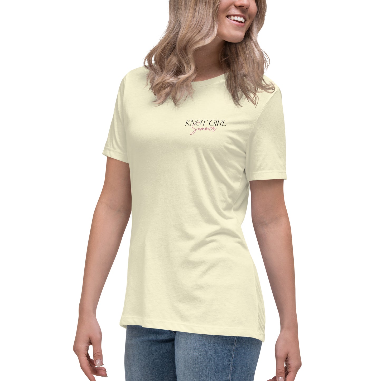 Knot Girl Summer - Illustrated By Sarah Blue WOMENS T-Shirt